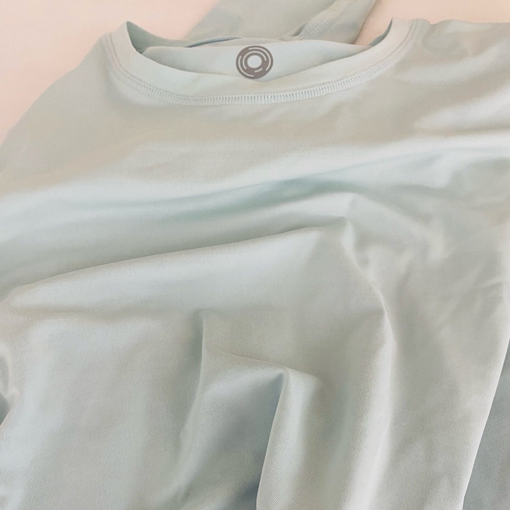 BloqUV light mint green long sleeve top